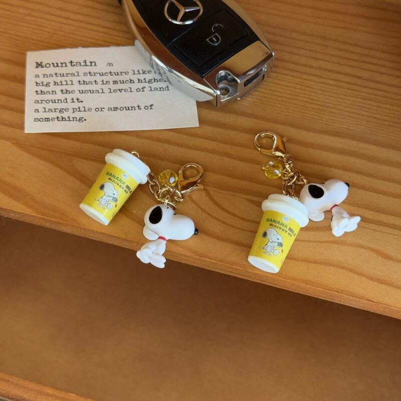 새로운 스누피 펜던트 귀여운 만화 강아지 컵 지퍼 버클 - Phone Accessories From China 리뷰 및 가격